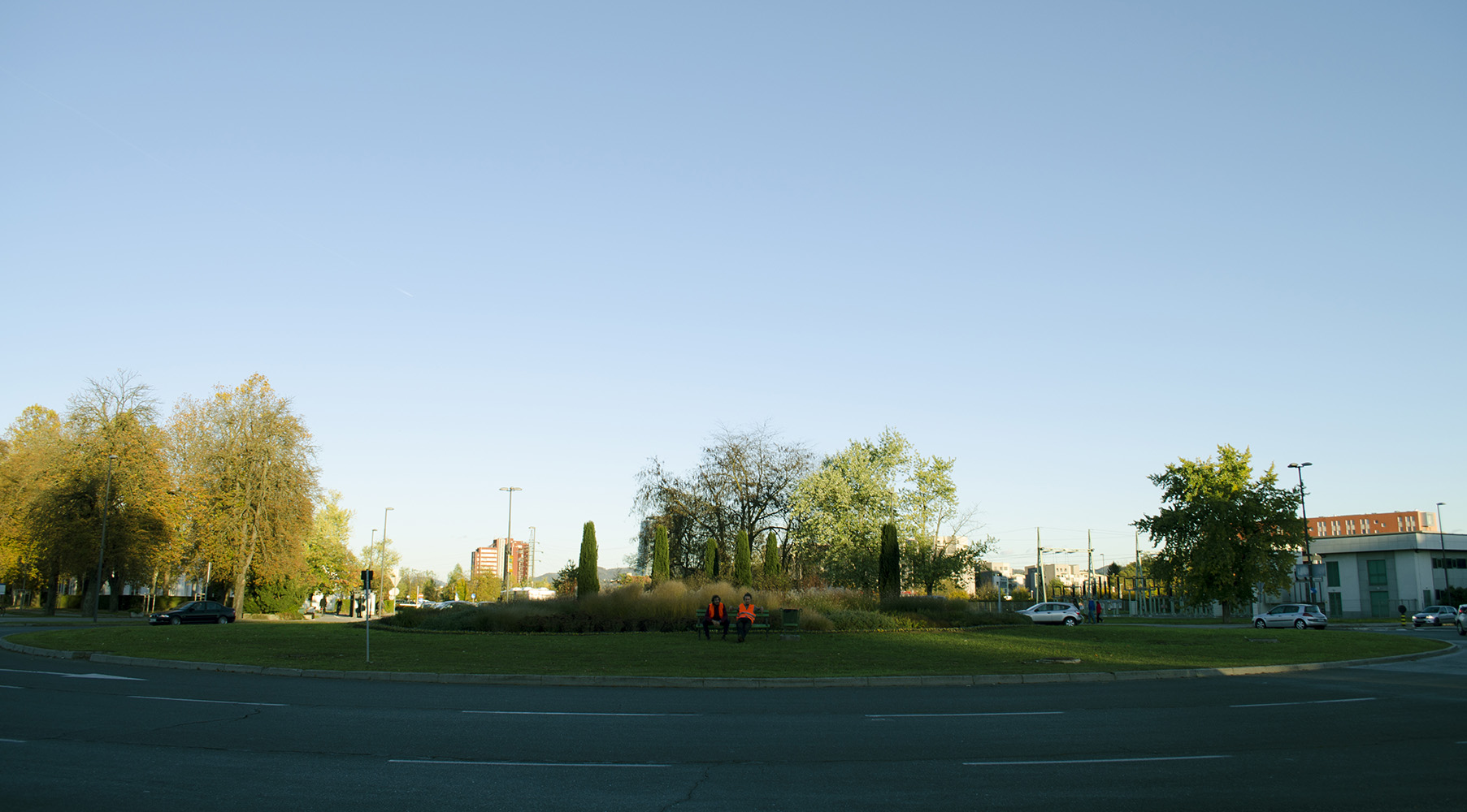 Danilo Milovanović, Roundabout park, 2017, video still